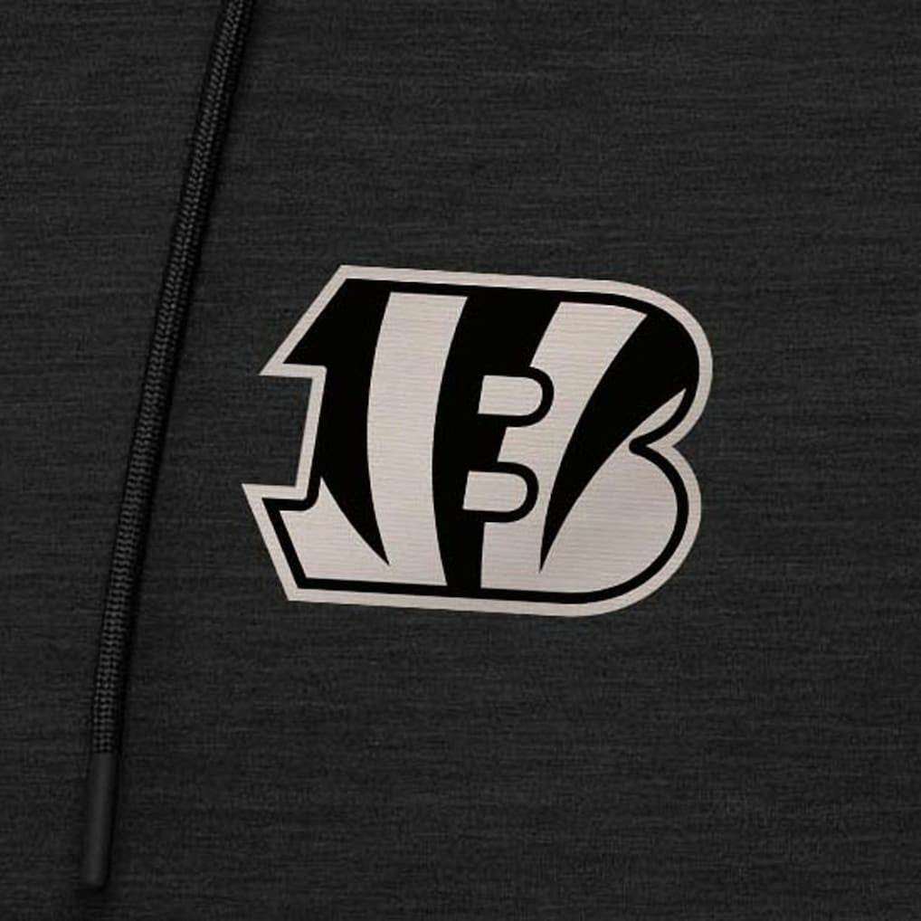 NFL Cincinnati Bengals Antigua Spikes Raglan Quarter-Zip Hoodie