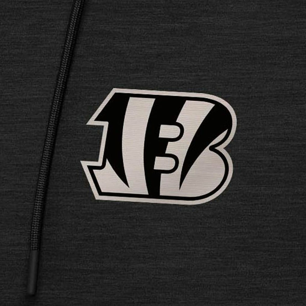 NFL Cincinnati Bengals Antigua Spikes Raglan Quarter-Zip Hoodie