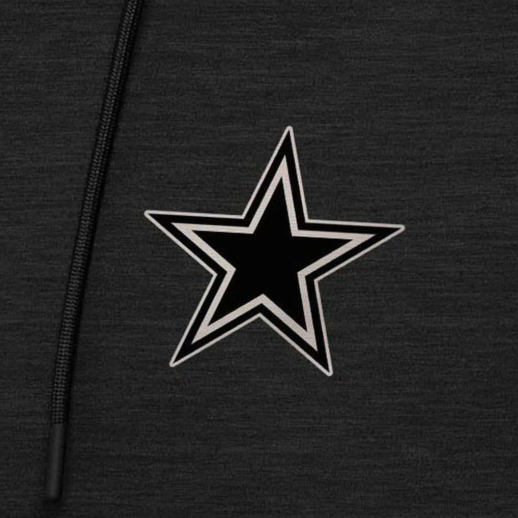 NFL Dallas Cowboys Antigua Spikes Raglan Quarter-Zip Hoodie