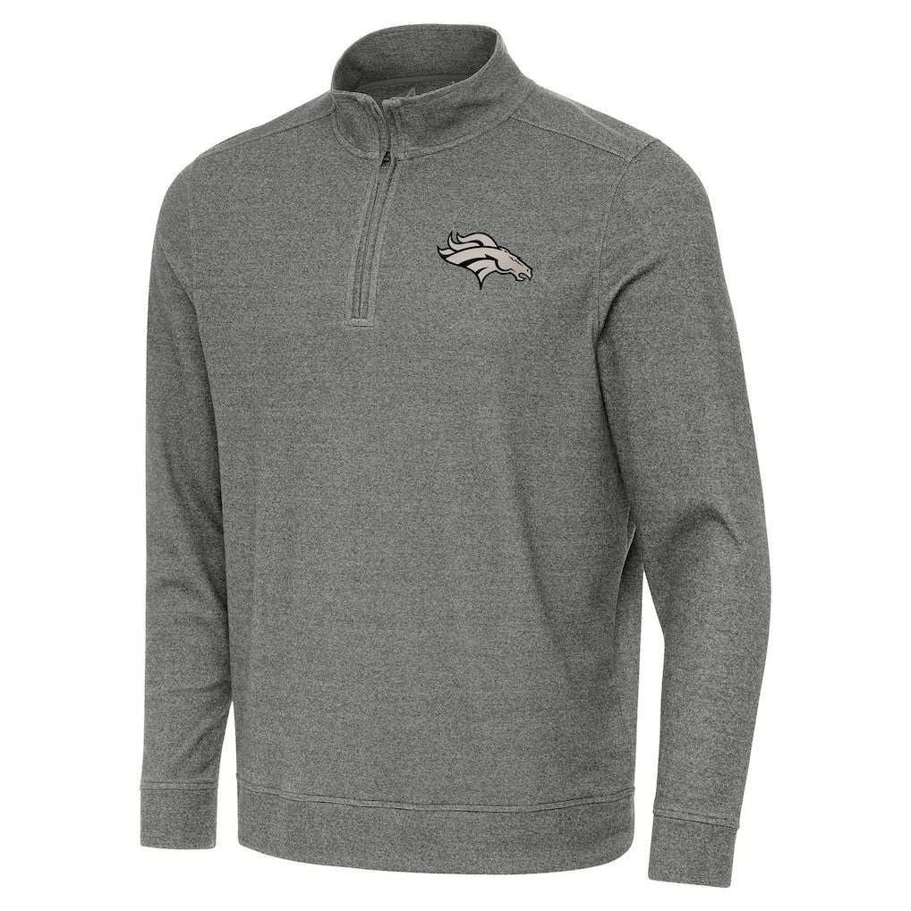 NFL Denver Broncos Antigua Subtle Quarter-Zip Top