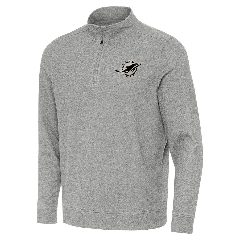 NFL Miami Dolphins Antigua Subtle Quarter-Zip Top