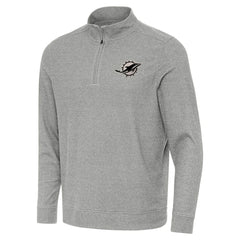 NFL Miami Dolphins Antigua Subtle Quarter-Zip Top