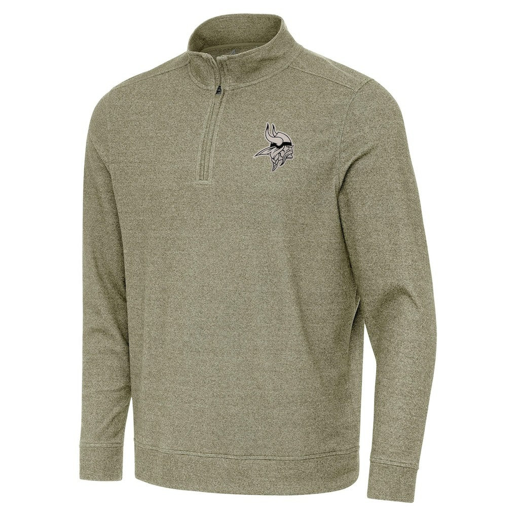 NFL Minnesota Vikings Antigua Subtle Quarter-Zip Top