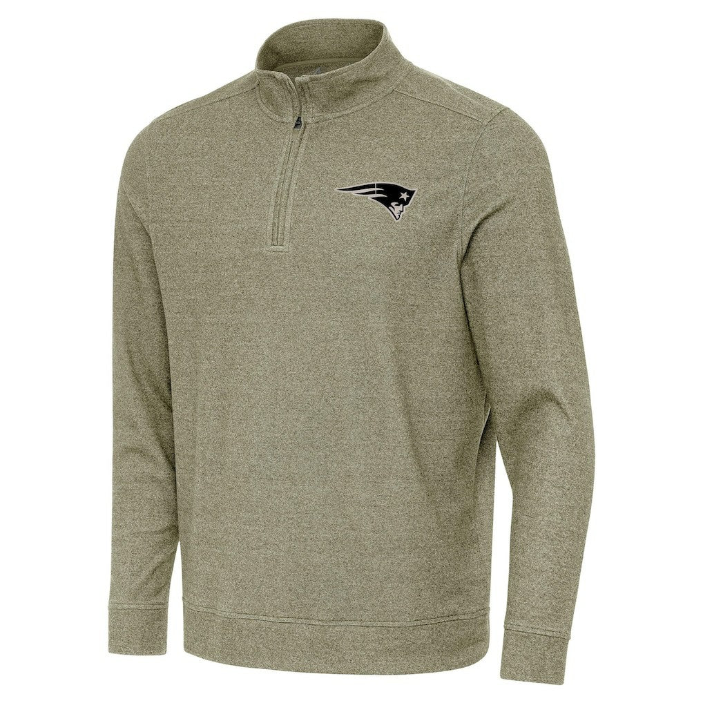 NFL New England Patriots Antigua Subtle Quarter-Zip Top
