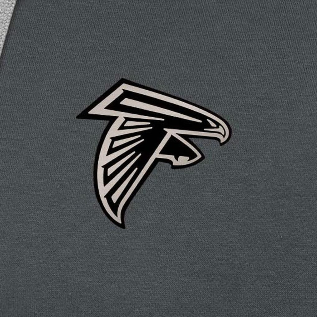 NFL Atlanta Falcons Antigua Brushed Carbon Victory Pullover Hoodie