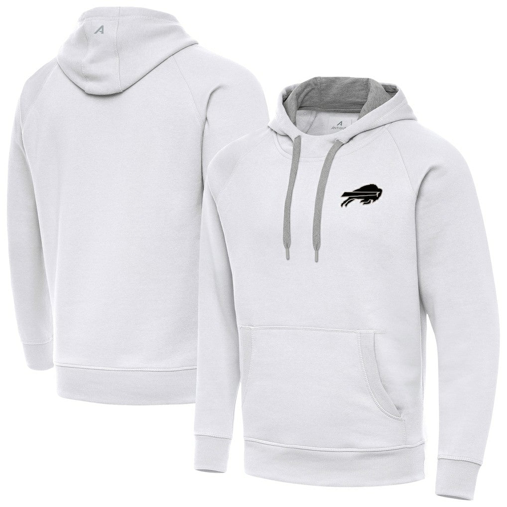 NFL Buffalo Bills Antigua Brushed Carbon Victory Pullover Hoodie
