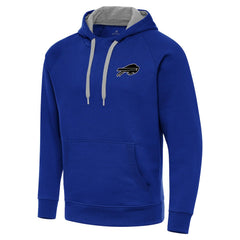 NFL Buffalo Bills Antigua Brushed Carbon Victory Pullover Hoodie