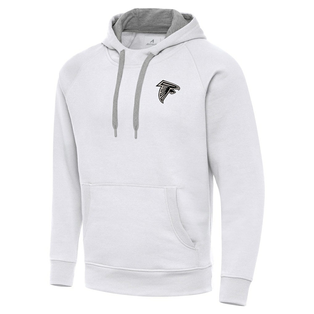 NFL Atlanta Falcons Antigua Brushed Carbon Victory Pullover Hoodie