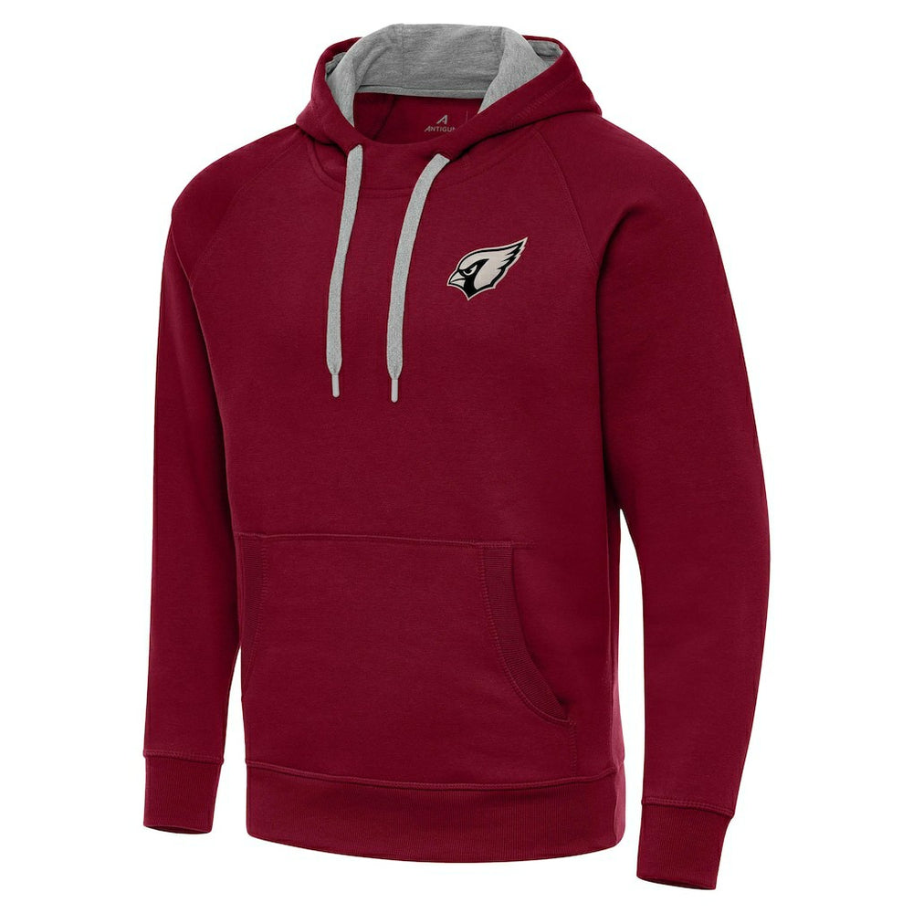 NFL Arizona Cardinals Antigua Brushed Carbon Victory Pullover Hoodie