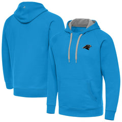 NFL Carolina Panthers Antigua Brushed Carbon Victory Pullover Hoodie