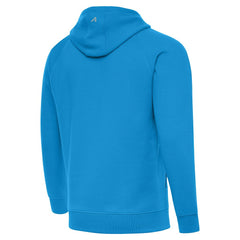 NFL Carolina Panthers Antigua Brushed Carbon Victory Pullover Hoodie