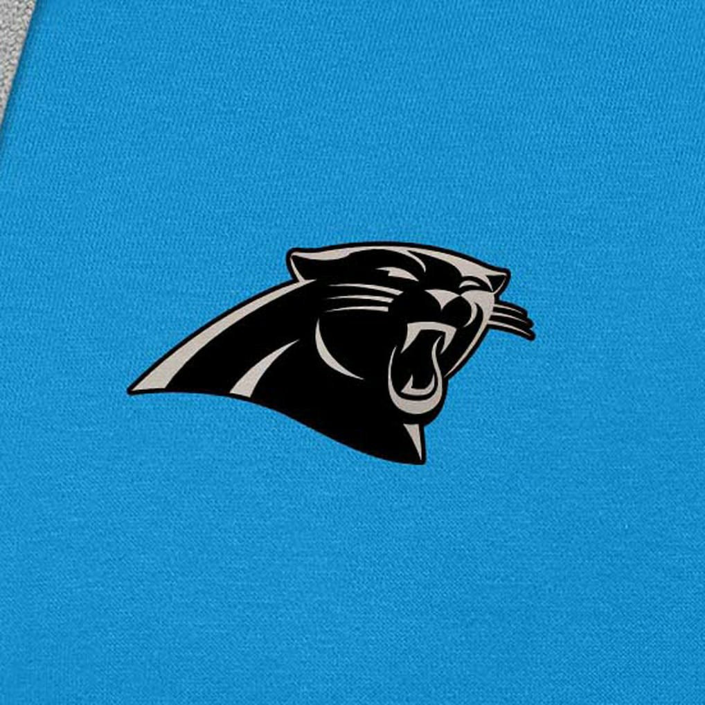 NFL Carolina Panthers Antigua Brushed Carbon Victory Pullover Hoodie