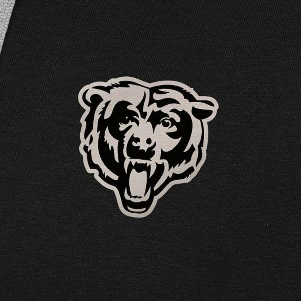 NFL Chicago Bears Antigua Brushed Carbon Victory Pullover Hoodie