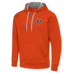 NFL Chicago Bears Antigua Brushed Carbon Victory Pullover Hoodie