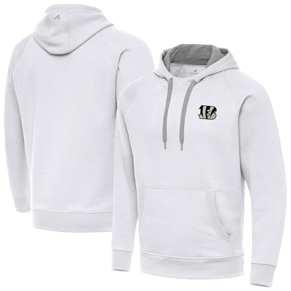 NFL Cincinnati Bengals Antigua Brushed Carbon Victory Pullover Hoodie