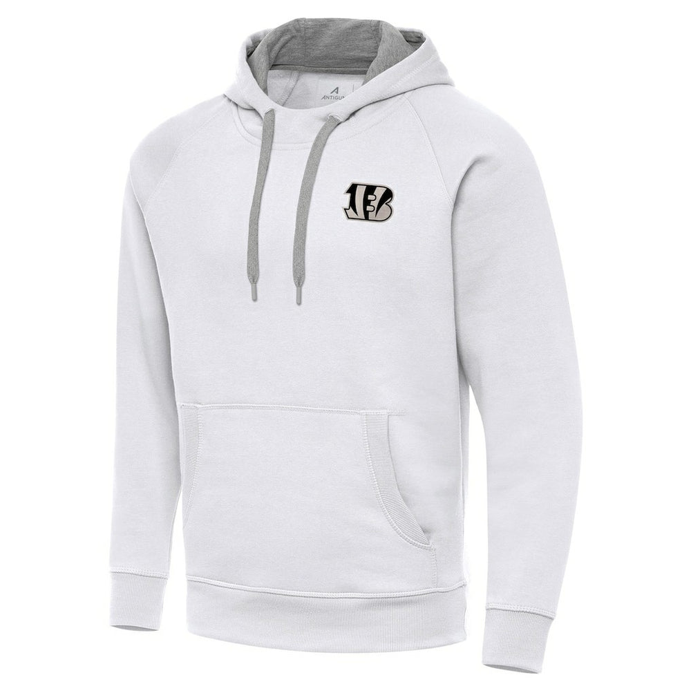 NFL Cincinnati Bengals Antigua Brushed Carbon Victory Pullover Hoodie