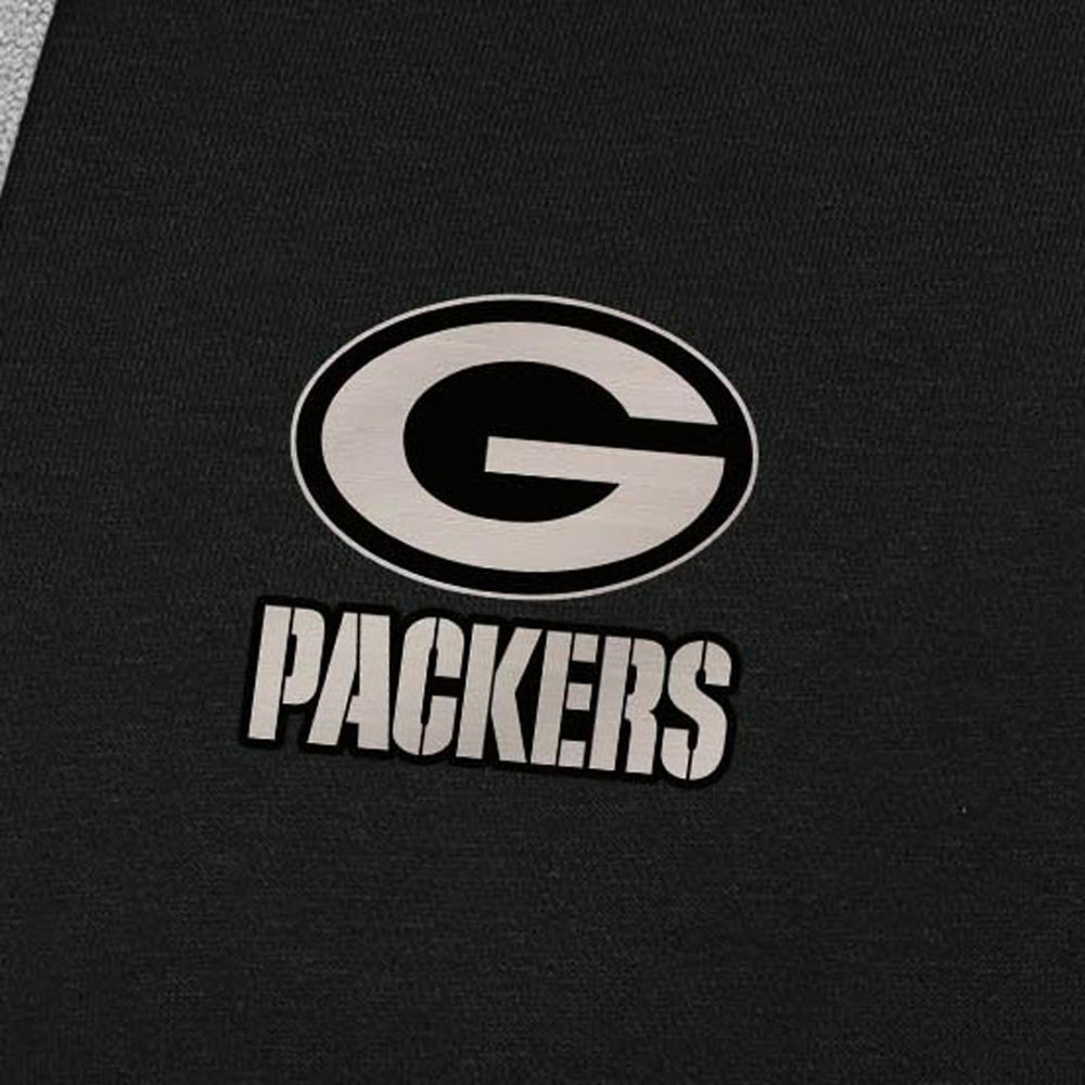 NFL Green Bay Packers Antigua Brushed Carbon Victory Pullover Hoodie