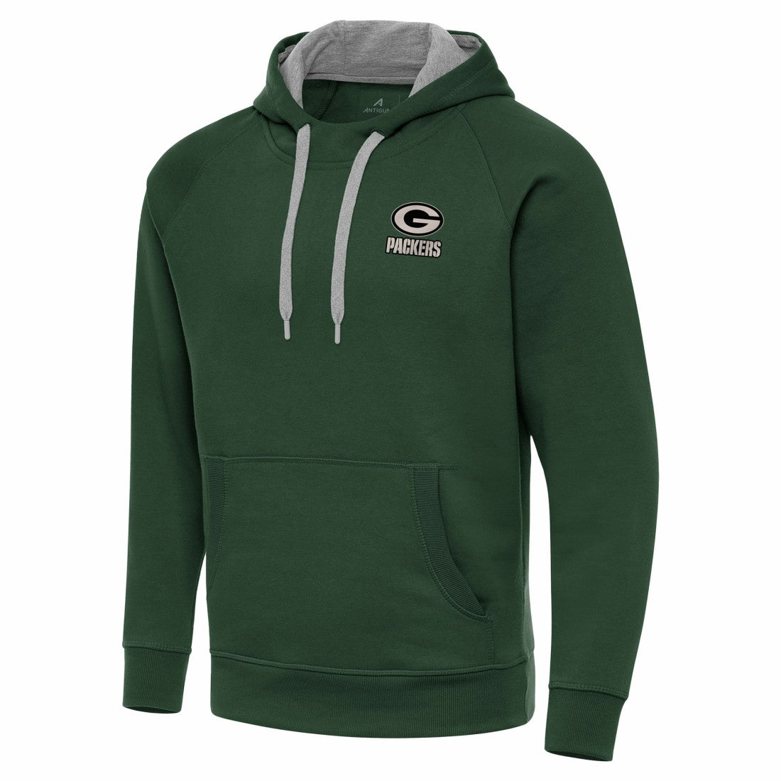 NFL Green Bay Packers Antigua Brushed Carbon Victory Pullover Hoodie