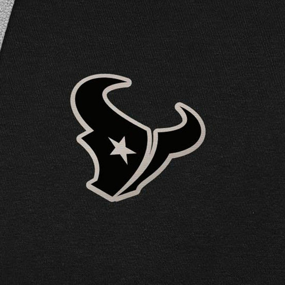 NFL Houston Texans Antigua Brushed Carbon Victory Pullover Hoodie