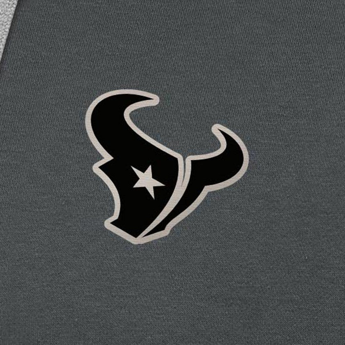 NFL Houston Texans Antigua Brushed Carbon Victory Pullover Hoodie