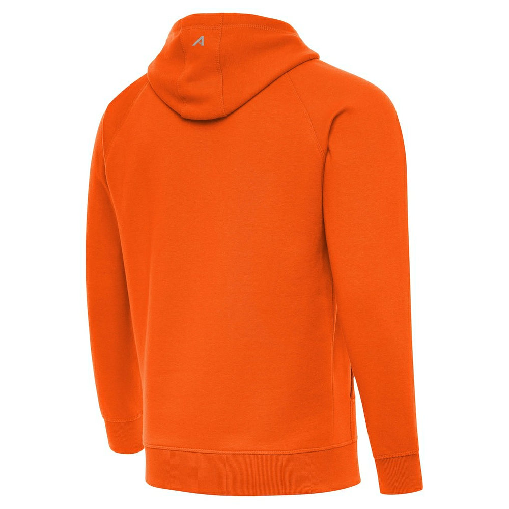NFL Denver Broncos Antigua Brushed Carbon Victory Pullover Hoodie