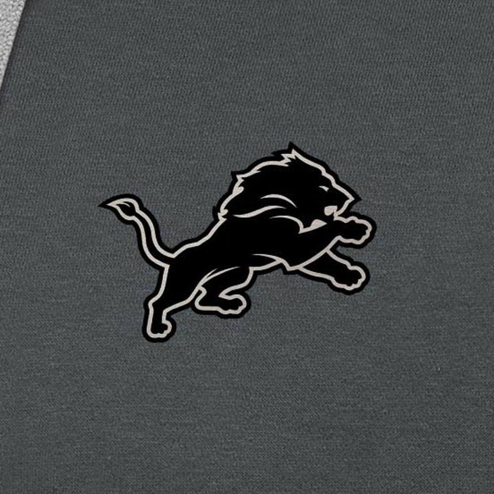 NFL Detroit Lions Antigua Brushed Carbon Victory Pullover Hoodie