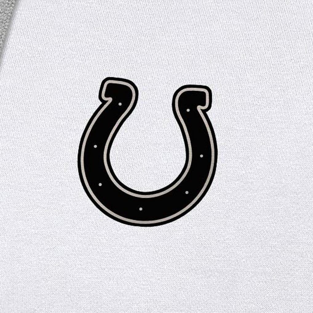 NFL Indianapolis Colts Antigua Brushed Carbon Victory Pullover Hoodie