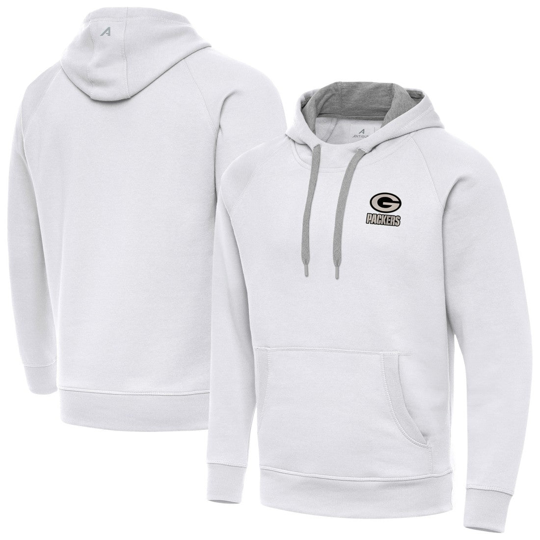 NFL Green Bay Packers Antigua Brushed Carbon Victory Pullover Hoodie