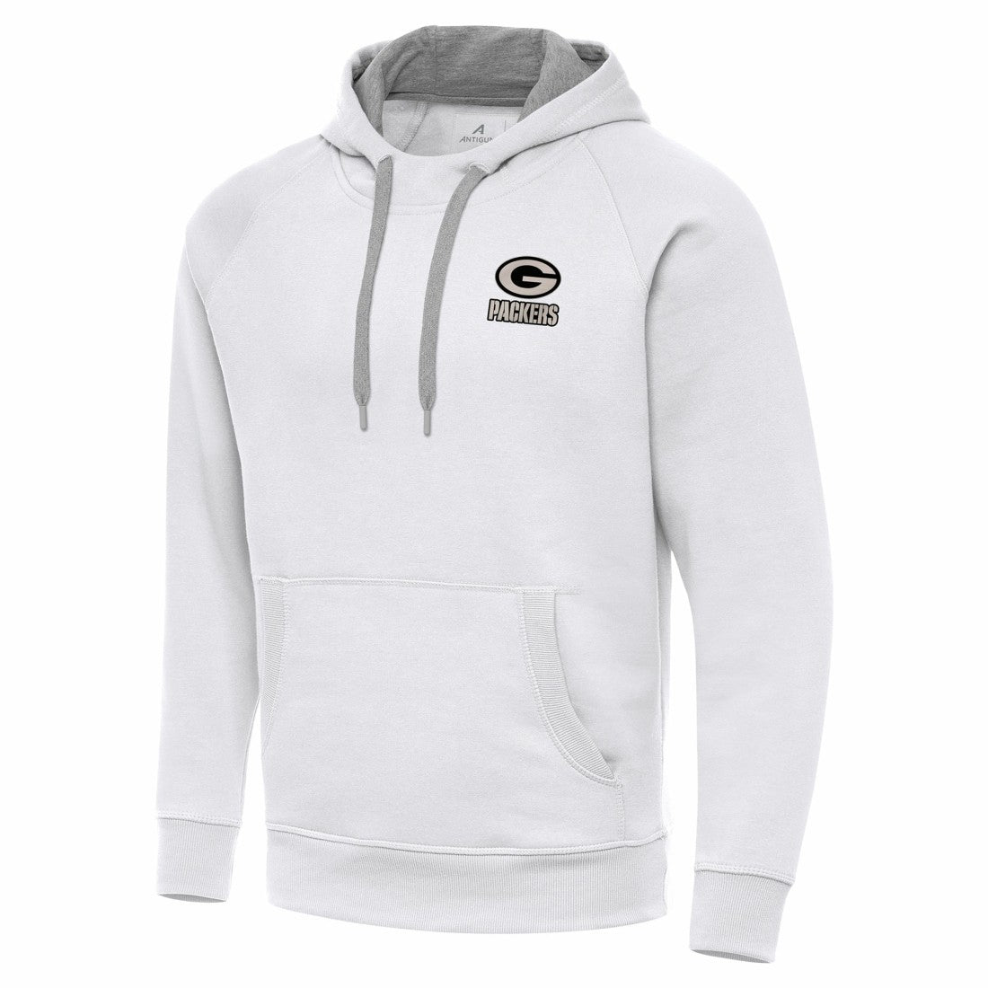 NFL Green Bay Packers Antigua Brushed Carbon Victory Pullover Hoodie