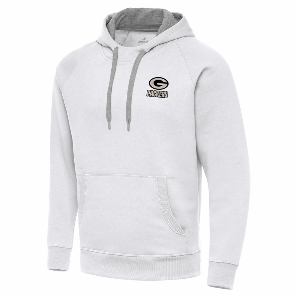 NFL Green Bay Packers Antigua Brushed Carbon Victory Pullover Hoodie