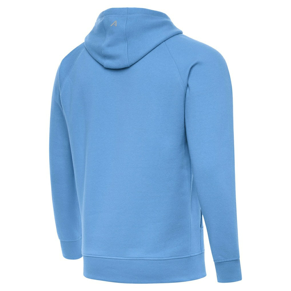 NFL Los Angeles Chargers Antigua Brushed Carbon Victory Pullover Hoodie