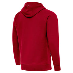 NFL Kansas City Chiefs Antigua Brushed Carbon Victory Pullover Hoodie