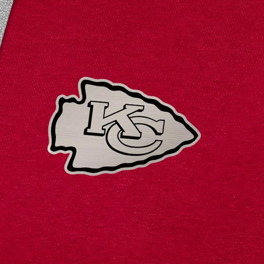 NFL Kansas City Chiefs Antigua Brushed Carbon Victory Pullover Hoodie