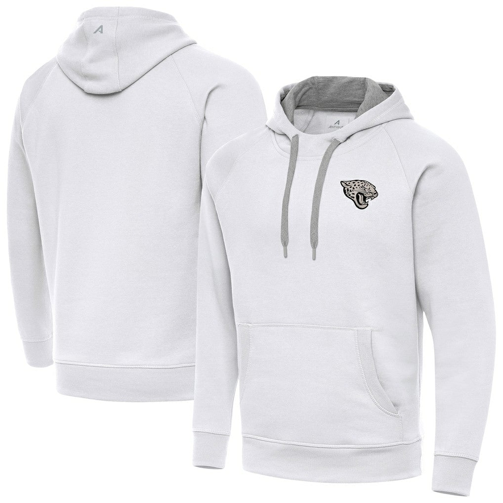 NFL Jacksonville Jaguars Antigua Brushed Carbon Victory Pullover Hoodie