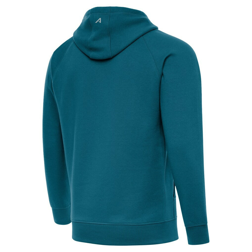 NFL Jacksonville Jaguars Antigua Brushed Carbon Victory Pullover Hoodie