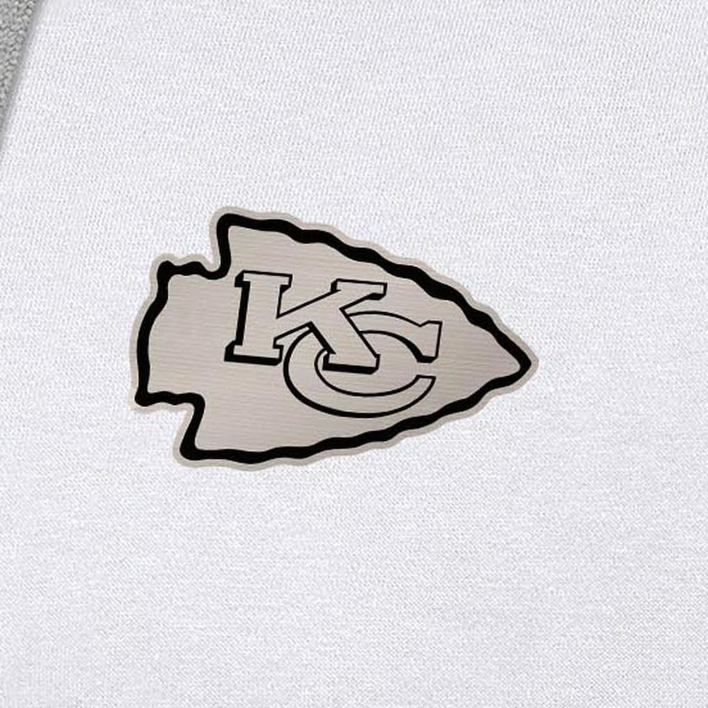 NFL Kansas City Chiefs Antigua Brushed Carbon Victory Pullover Hoodie