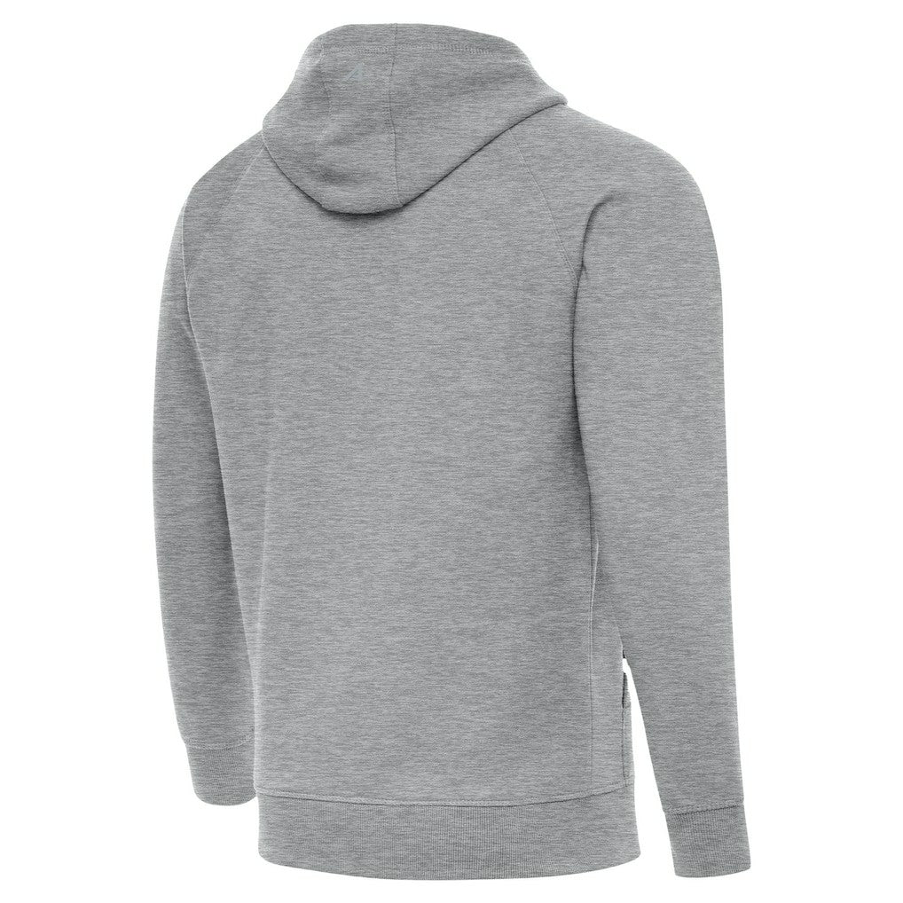 NFL Las Vegas Raiders Antigua Brushed Carbon Victory Pullover Hoodie