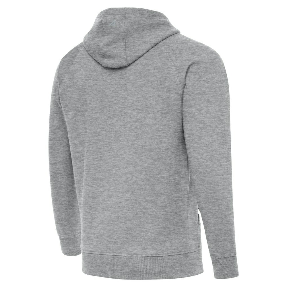 NFL Las Vegas Raiders Antigua Brushed Carbon Victory Pullover Hoodie