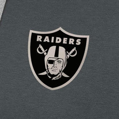 NFL Las Vegas Raiders Antigua Brushed Carbon Victory Pullover Hoodie