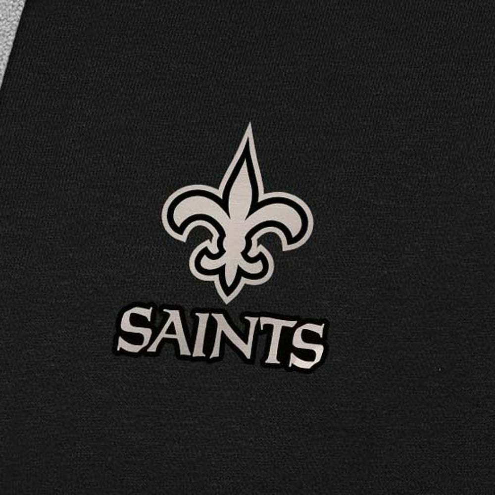 NFL New Orleans Saints Antigua Brushed Carbon Victory Pullover Hoodie