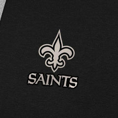NFL New Orleans Saints Antigua Brushed Carbon Victory Pullover Hoodie