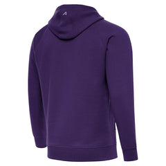 NFL Minnesota Vikings Antigua Brushed Carbon Victory Pullover Hoodie