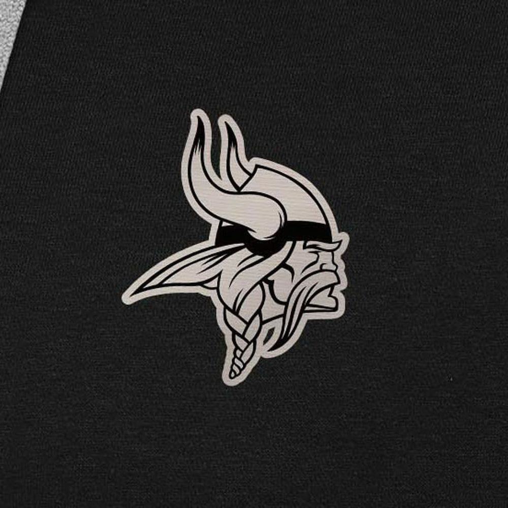 NFL Minnesota Vikings Antigua Brushed Carbon Victory Pullover Hoodie