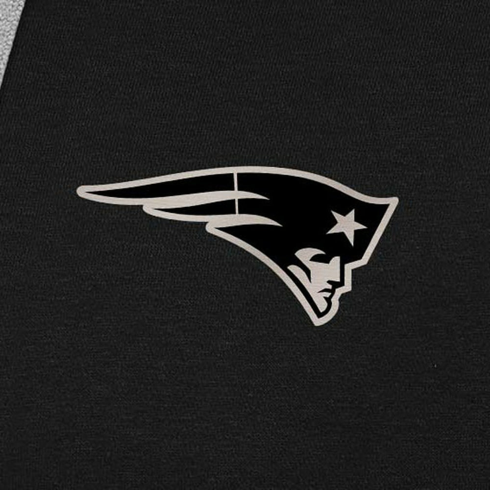 NFL New England Patriots Antigua Brushed Carbon Victory Pullover Hoodie