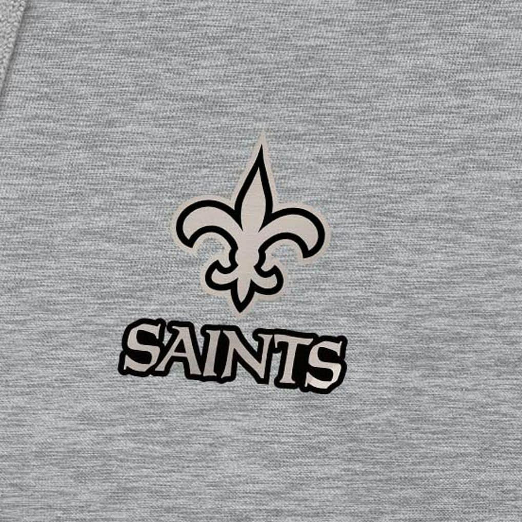 NFL New Orleans Saints Antigua Brushed Carbon Victory Pullover Hoodie