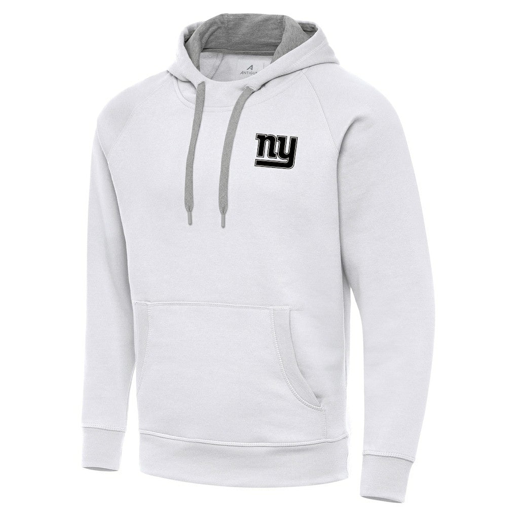 NFL New York Giants Antigua Brushed Carbon Victory Pullover Hoodie
