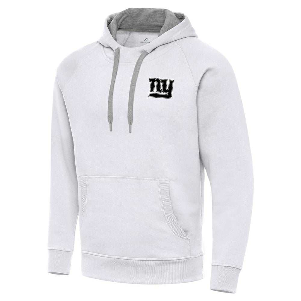 NFL New York Giants Antigua Brushed Carbon Victory Pullover Hoodie