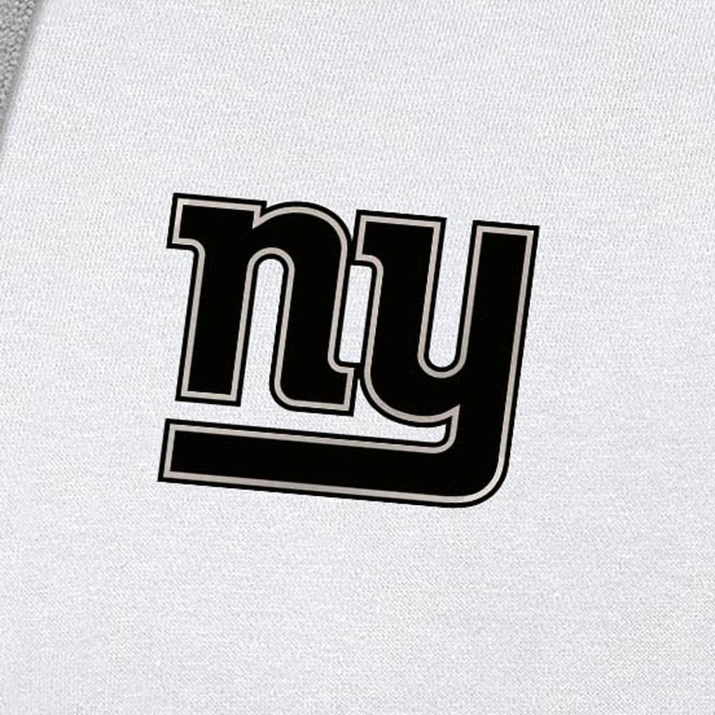 NFL New York Giants Antigua Brushed Carbon Victory Pullover Hoodie