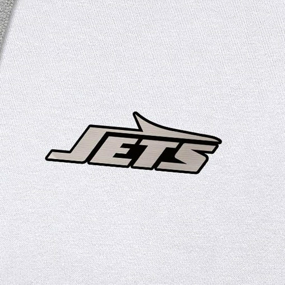 NFL New York Jets Antigua Brushed Carbon Victory Pullover Hoodie