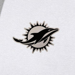 NFL Miami Dolphins Antigua Brushed Carbon Victory Pullover Hoodie